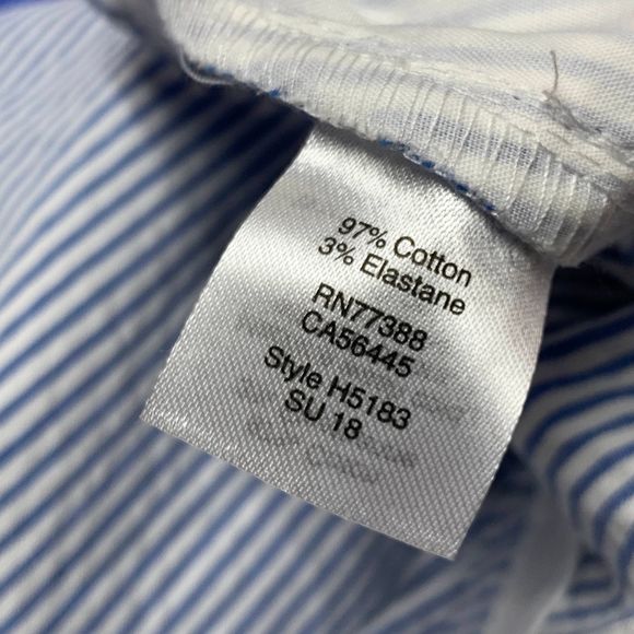 J. Crew Blue Seersucker Ruffle High Waisted Shorts - Picture 12 of 13